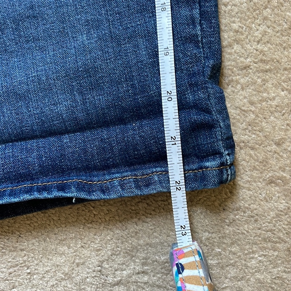 Levi's Dark Blue Denim Bermuda Shorts - Picture 8 of 8